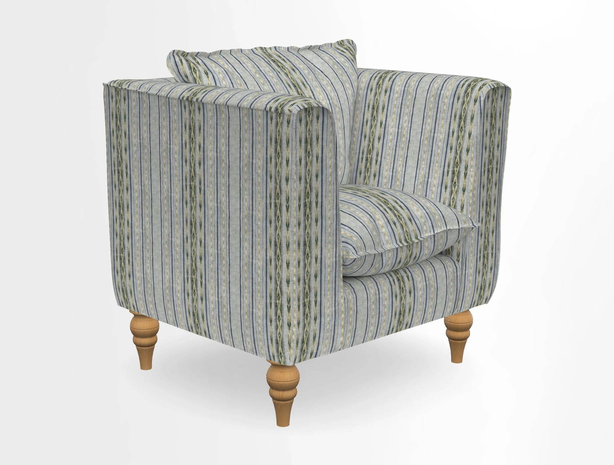 Aysgarth Chair in Two Tone Plain Biscuit