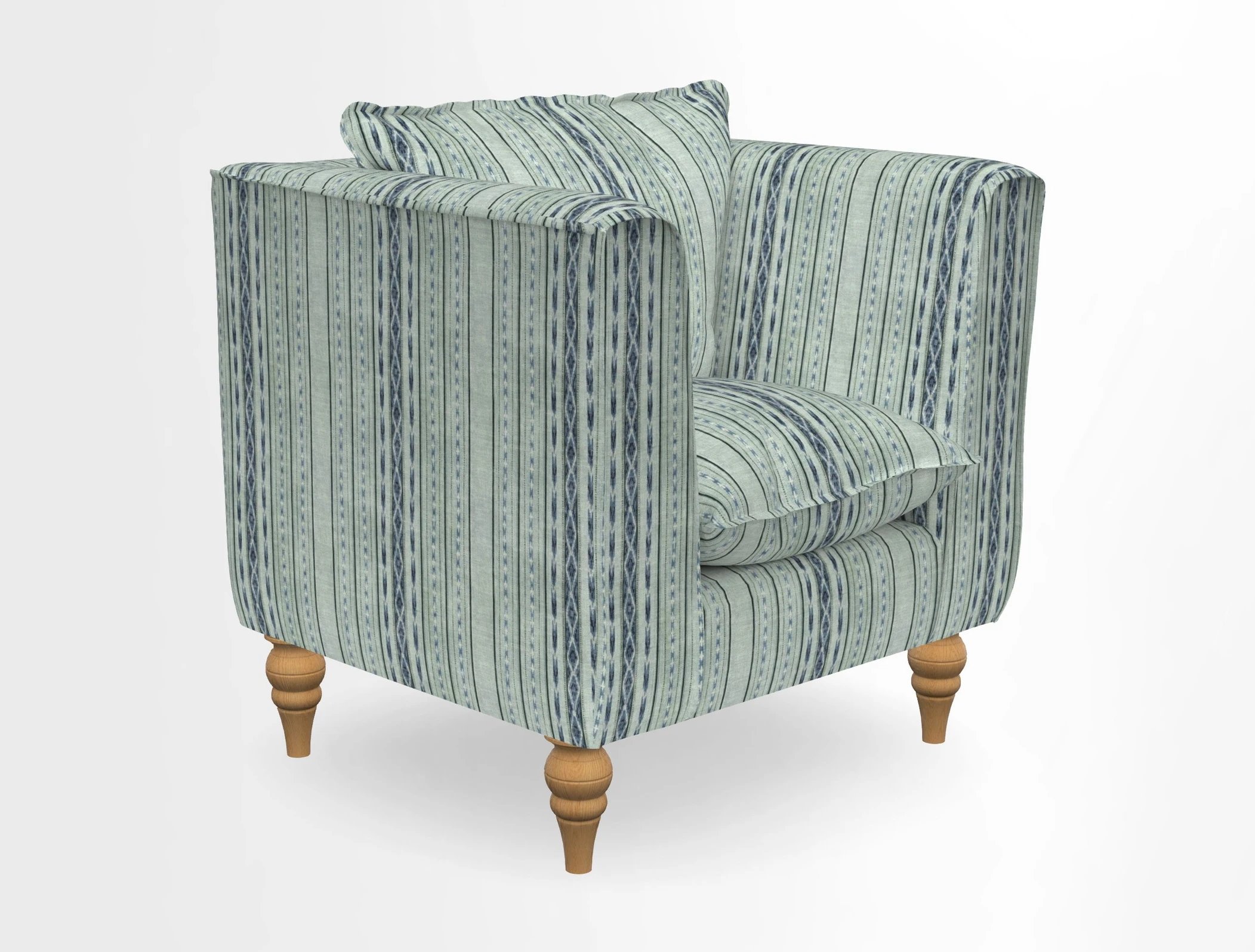 Aysgarth Chair in Two Tone Plain Biscuit