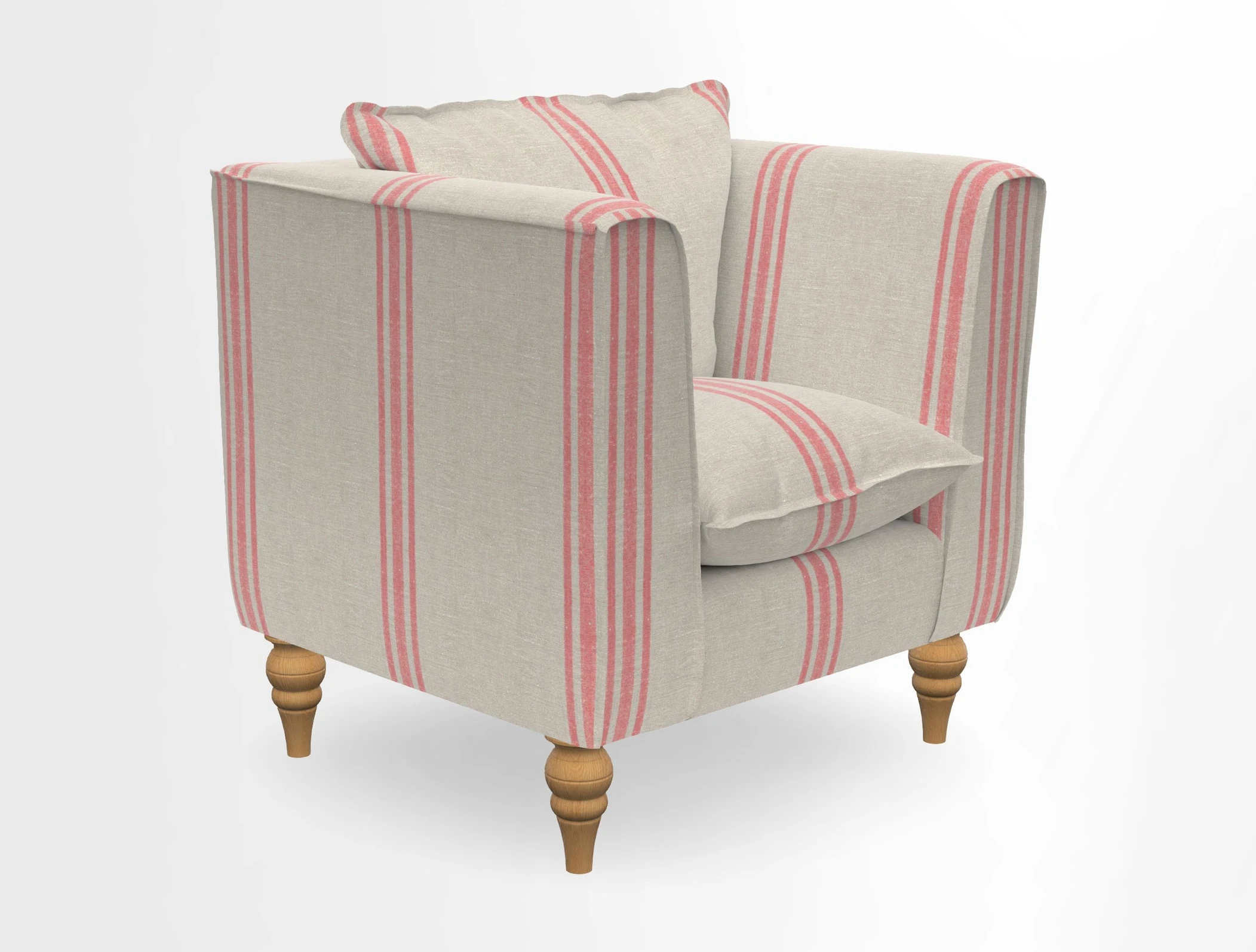 Aysgarth Chair in Two Tone Plain Biscuit