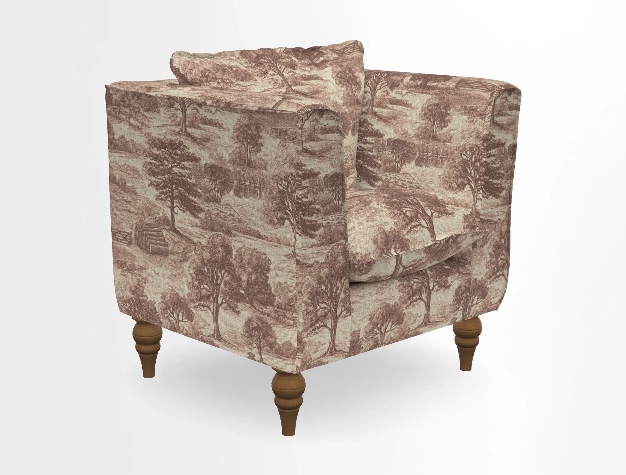 Aysgarth Chair in Two Tone Plain Biscuit