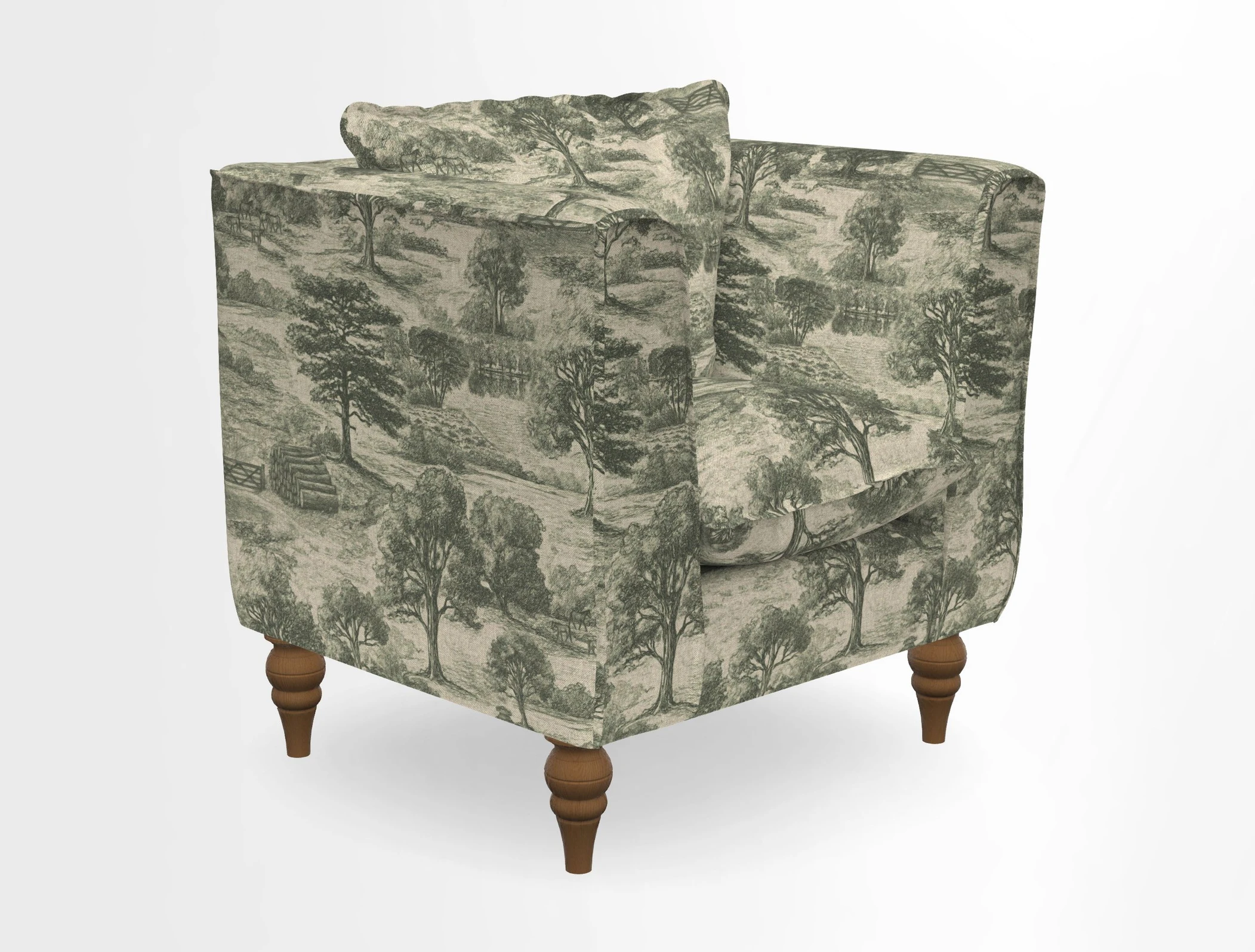 Aysgarth Chair in Two Tone Plain Biscuit