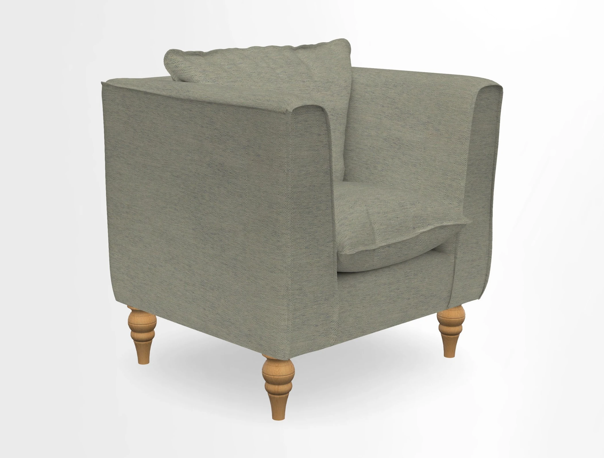 Aysgarth Chair in Two Tone Plain Biscuit
