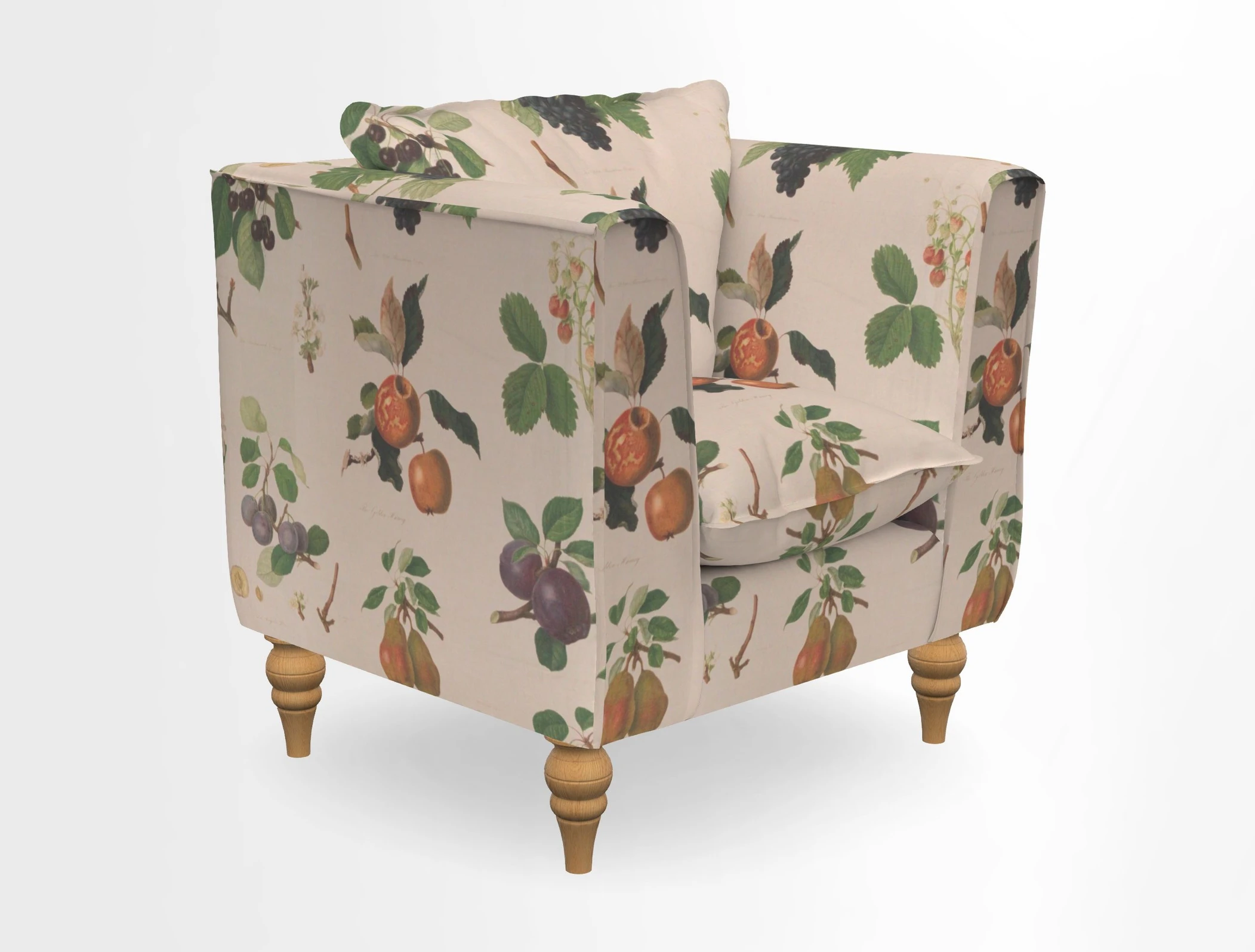 Aysgarth Chair in Two Tone Plain Biscuit