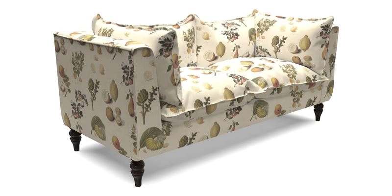 Aysgarth 3 Seater Sofa in Furrow Stripe Broad and Furrow Stripe Narrow Sunflower