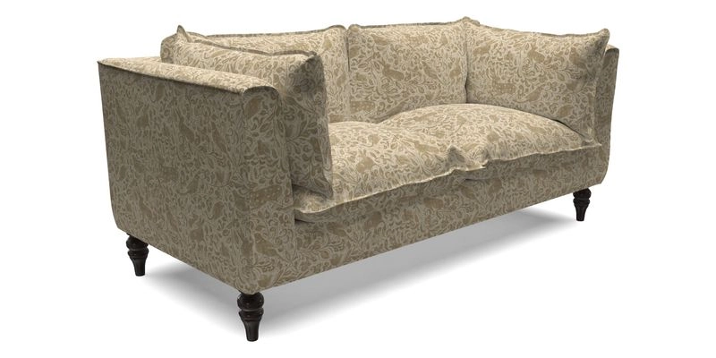 Aysgarth 3 Seater Sofa in Furrow Stripe Broad and Furrow Stripe Narrow Sunflower