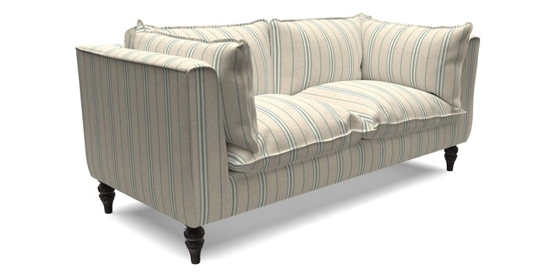 Aysgarth 3 Seater Sofa in Furrow Stripe Broad and Furrow Stripe Narrow Sunflower