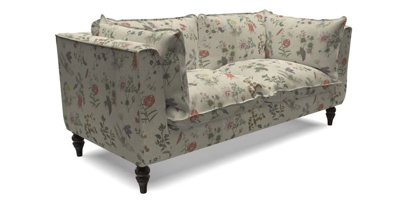 Aysgarth 3 Seater Sofa in Furrow Stripe Broad and Furrow Stripe Narrow Sunflower