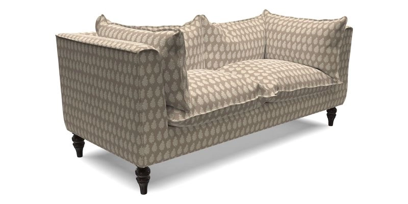 Aysgarth 3 Seater Sofa in Furrow Stripe Broad and Furrow Stripe Narrow Sunflower