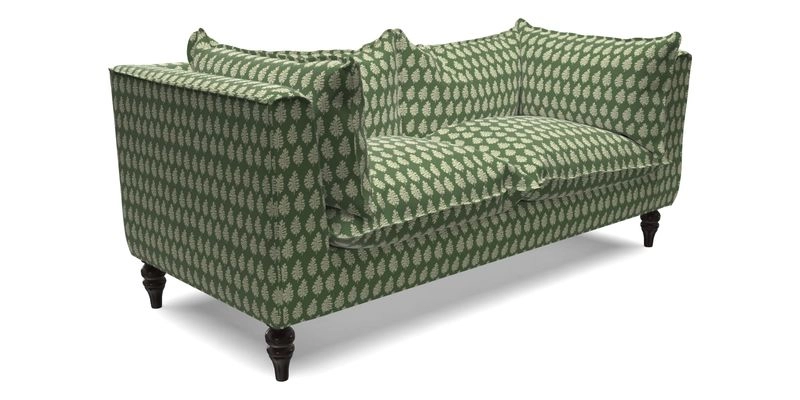 Aysgarth 3 Seater Sofa in Furrow Stripe Broad and Furrow Stripe Narrow Sunflower