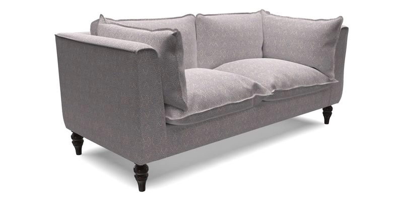 Aysgarth 3 Seater Sofa in Furrow Stripe Broad and Furrow Stripe Narrow Sunflower