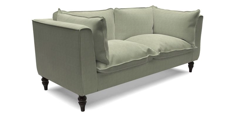 Aysgarth 3 Seater Sofa in Furrow Stripe Broad and Furrow Stripe Narrow Sunflower