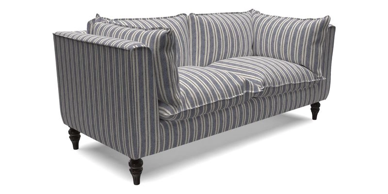 Aysgarth 3 Seater Sofa in Furrow Stripe Broad and Furrow Stripe Narrow Sunflower