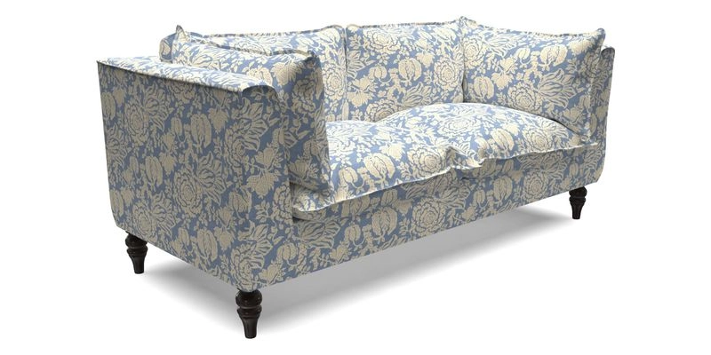 Aysgarth 3 Seater Sofa in Furrow Stripe Broad and Furrow Stripe Narrow Sunflower