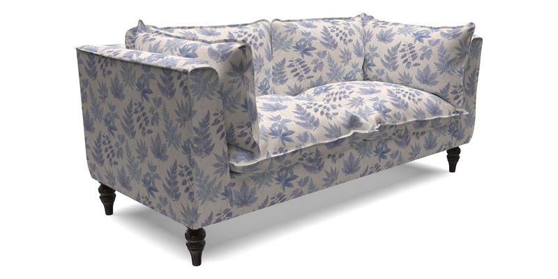 Aysgarth 3 Seater Sofa in Furrow Stripe Broad and Furrow Stripe Narrow Sunflower