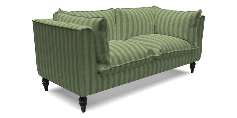 Aysgarth 3 Seater Sofa in Furrow Stripe Broad and Furrow Stripe Narrow Sunflower