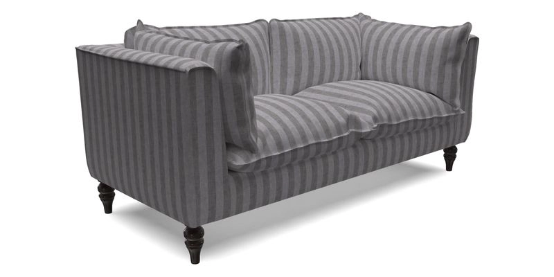 Aysgarth 3 Seater Sofa in Furrow Stripe Broad and Furrow Stripe Narrow Sunflower