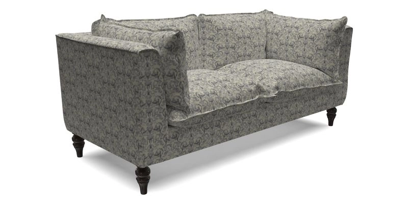 Aysgarth 3 Seater Sofa in Furrow Stripe Broad and Furrow Stripe Narrow Sunflower