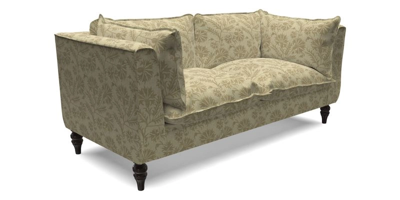 Aysgarth 3 Seater Sofa in Furrow Stripe Broad and Furrow Stripe Narrow Sunflower