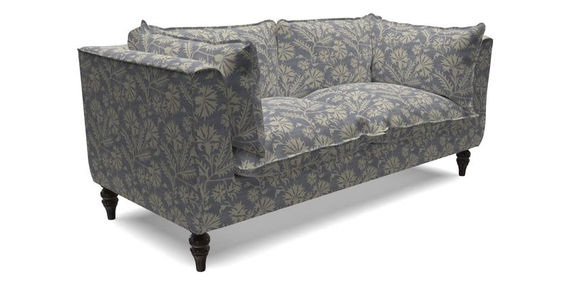 Aysgarth 3 Seater Sofa in Furrow Stripe Broad and Furrow Stripe Narrow Sunflower