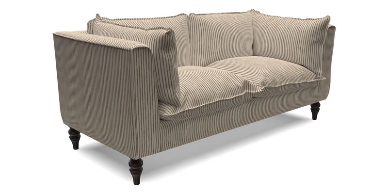 Aysgarth 3 Seater Sofa in Furrow Stripe Broad and Furrow Stripe Narrow Sunflower