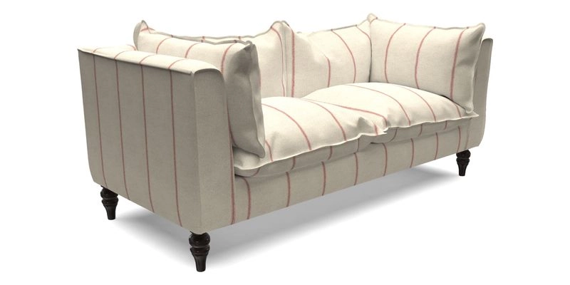 Aysgarth 3 Seater Sofa in Furrow Stripe Broad and Furrow Stripe Narrow Sunflower
