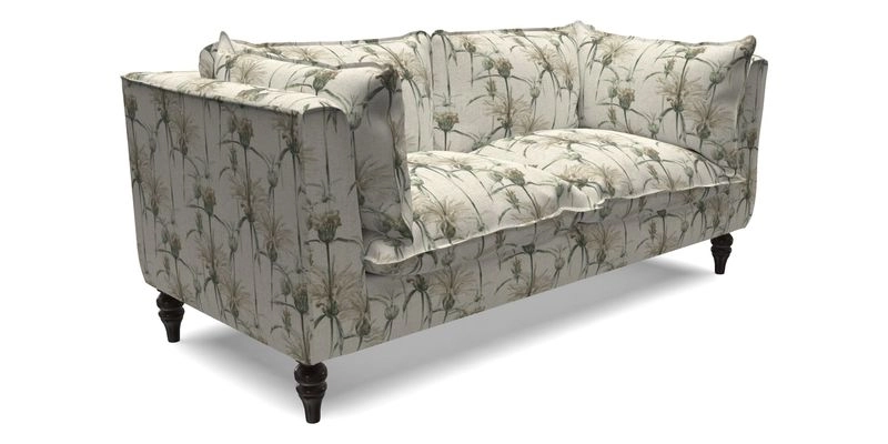 Aysgarth 3 Seater Sofa in Furrow Stripe Broad and Furrow Stripe Narrow Sunflower