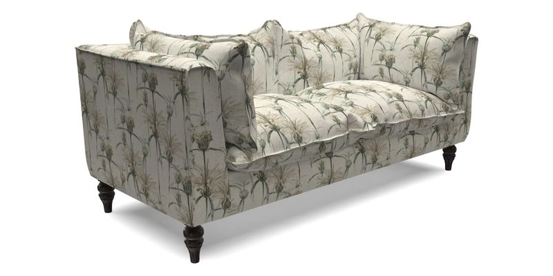 Aysgarth 3 Seater Sofa in Furrow Stripe Broad and Furrow Stripe Narrow Sunflower