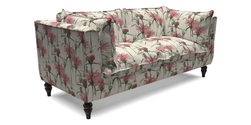 Aysgarth 3 Seater Sofa in Furrow Stripe Broad and Furrow Stripe Narrow Sunflower