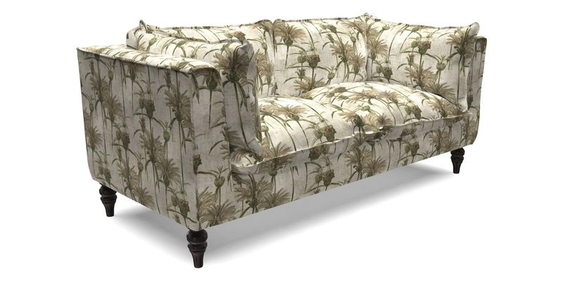 Aysgarth 3 Seater Sofa in Furrow Stripe Broad and Furrow Stripe Narrow Sunflower