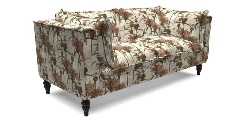 Aysgarth 3 Seater Sofa in Furrow Stripe Broad and Furrow Stripe Narrow Sunflower