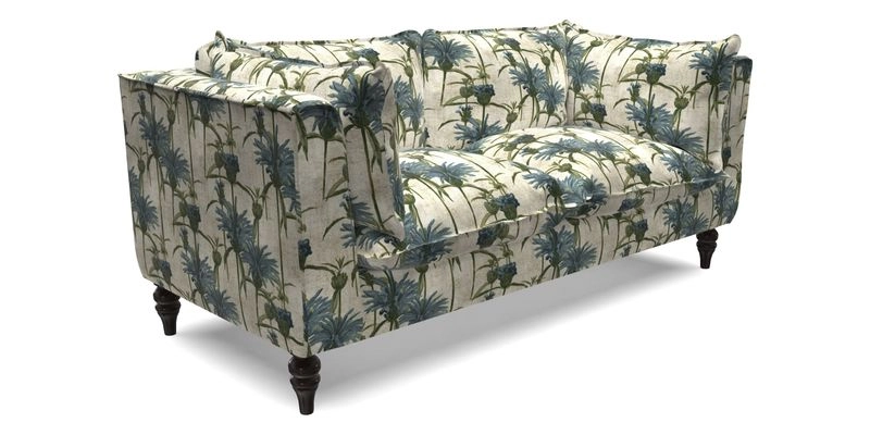 Aysgarth 3 Seater Sofa in Furrow Stripe Broad and Furrow Stripe Narrow Sunflower