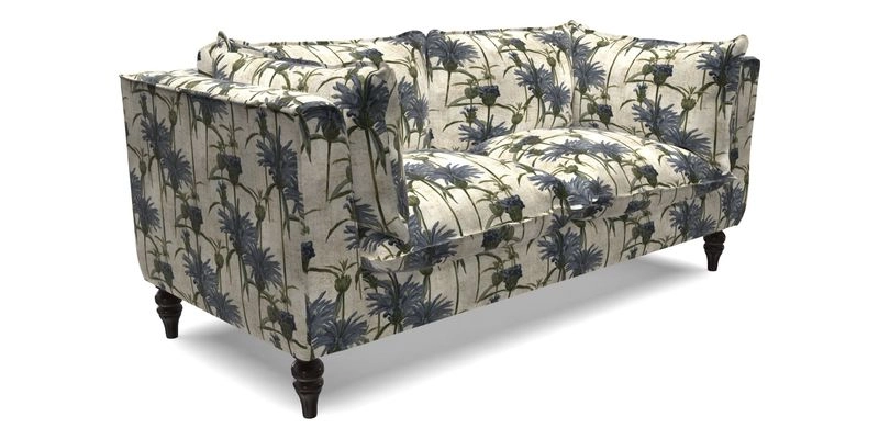 Aysgarth 3 Seater Sofa in Furrow Stripe Broad and Furrow Stripe Narrow Sunflower
