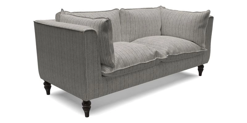 Aysgarth 3 Seater Sofa in Furrow Stripe Broad and Furrow Stripe Narrow Sunflower