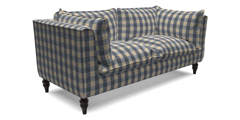 Aysgarth 3 Seater Sofa in Furrow Stripe Broad and Furrow Stripe Narrow Sunflower