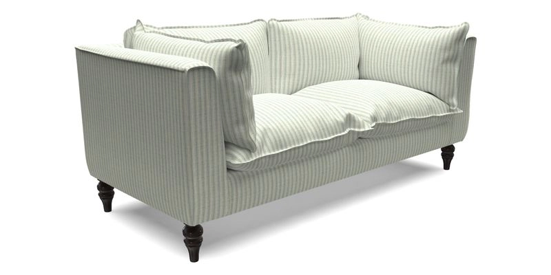 Aysgarth 3 Seater Sofa in Furrow Stripe Broad and Furrow Stripe Narrow Sunflower