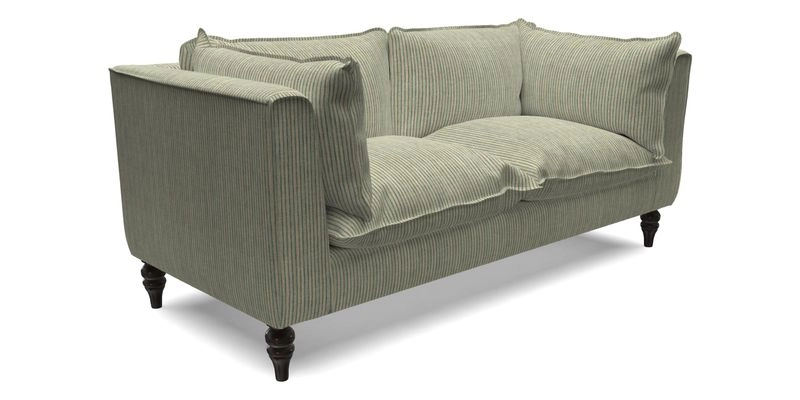 Aysgarth 3 Seater Sofa in Furrow Stripe Broad and Furrow Stripe Narrow Sunflower