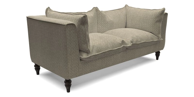Aysgarth 3 Seater Sofa in Furrow Stripe Broad and Furrow Stripe Narrow Sunflower