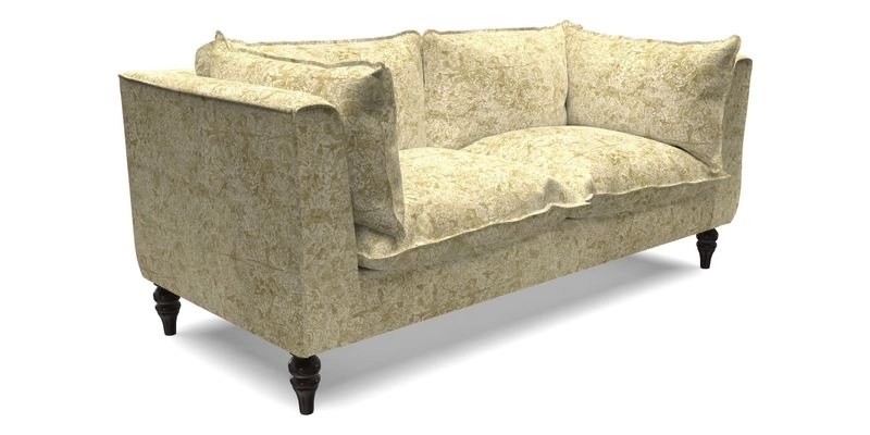 Aysgarth 3 Seater Sofa in Furrow Stripe Broad and Furrow Stripe Narrow Sunflower