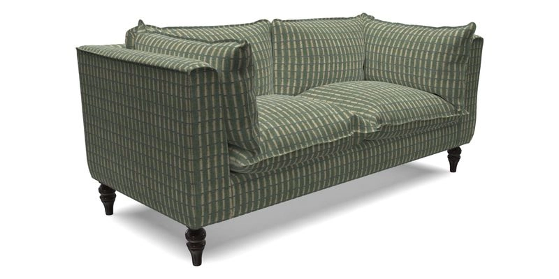 Aysgarth 3 Seater Sofa in Furrow Stripe Broad and Furrow Stripe Narrow Sunflower