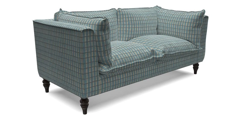 Aysgarth 3 Seater Sofa in Furrow Stripe Broad and Furrow Stripe Narrow Sunflower