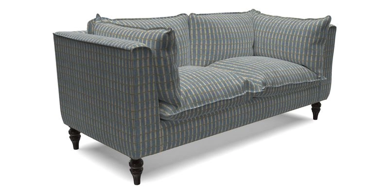 Aysgarth 3 Seater Sofa in Furrow Stripe Broad and Furrow Stripe Narrow Sunflower