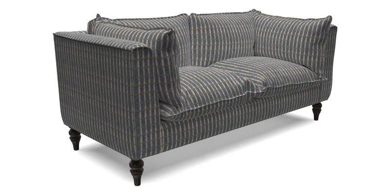 Aysgarth 3 Seater Sofa in Furrow Stripe Broad and Furrow Stripe Narrow Sunflower