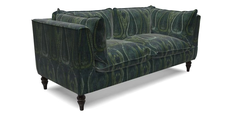 Aysgarth 3 Seater Sofa in Furrow Stripe Broad and Furrow Stripe Narrow Sunflower