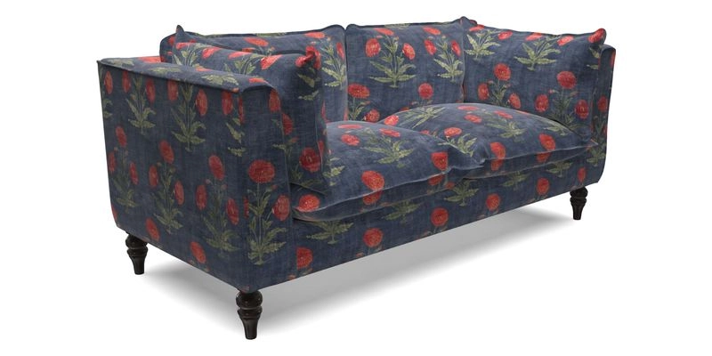 Aysgarth 3 Seater Sofa in Furrow Stripe Broad and Furrow Stripe Narrow Sunflower