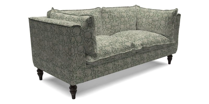 Aysgarth 3 Seater Sofa in Furrow Stripe Broad and Furrow Stripe Narrow Sunflower