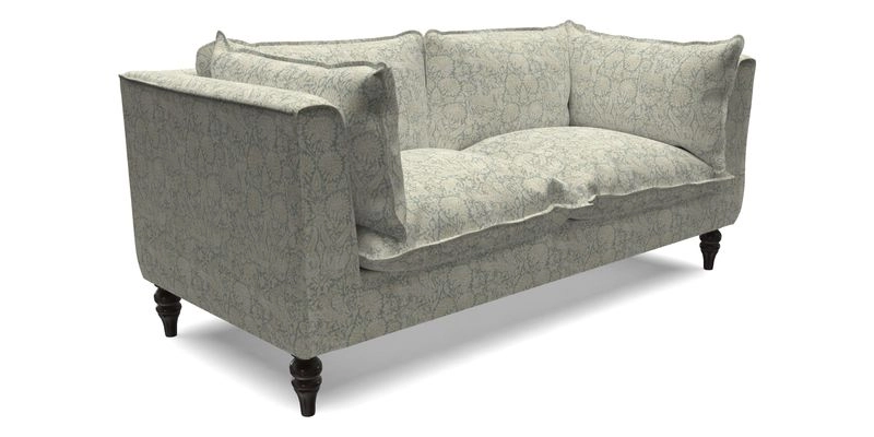 Aysgarth 3 Seater Sofa in Furrow Stripe Broad and Furrow Stripe Narrow Sunflower