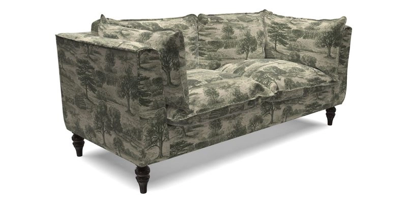 Aysgarth 3 Seater Sofa in Furrow Stripe Broad and Furrow Stripe Narrow Sunflower