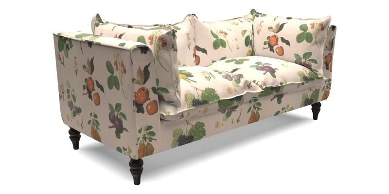 Aysgarth 3 Seater Sofa in Furrow Stripe Broad and Furrow Stripe Narrow Sunflower