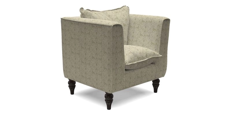 Aysgarth Chair in Two Tone Plain Biscuit