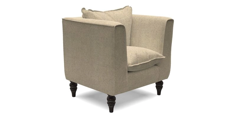 Aysgarth Chair in Two Tone Plain Biscuit